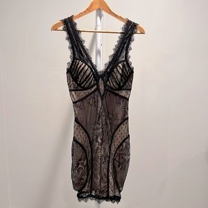 Bebe Black Lace Dress